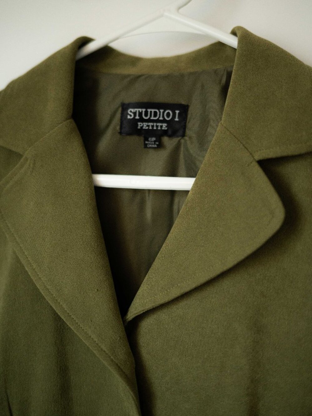 Vintage Studio I Green Suede Blazer